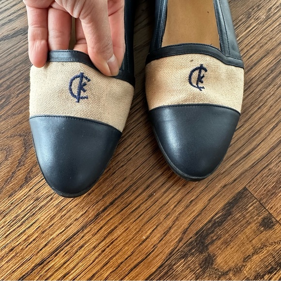 Vintage Calvin Klein Classics Cap Toe Ballet Flats Made in Spain Chanel Style - Picture 2 of 15